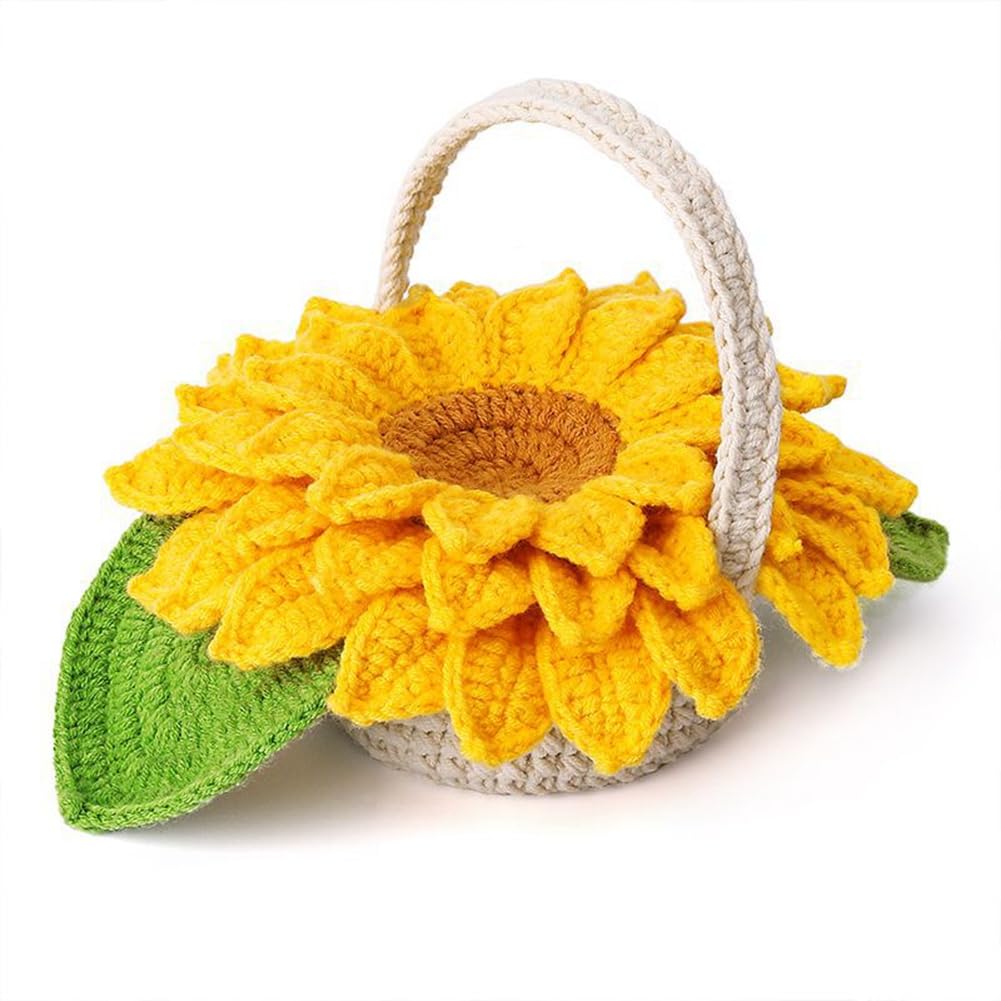 Crochet Sunflower Set
