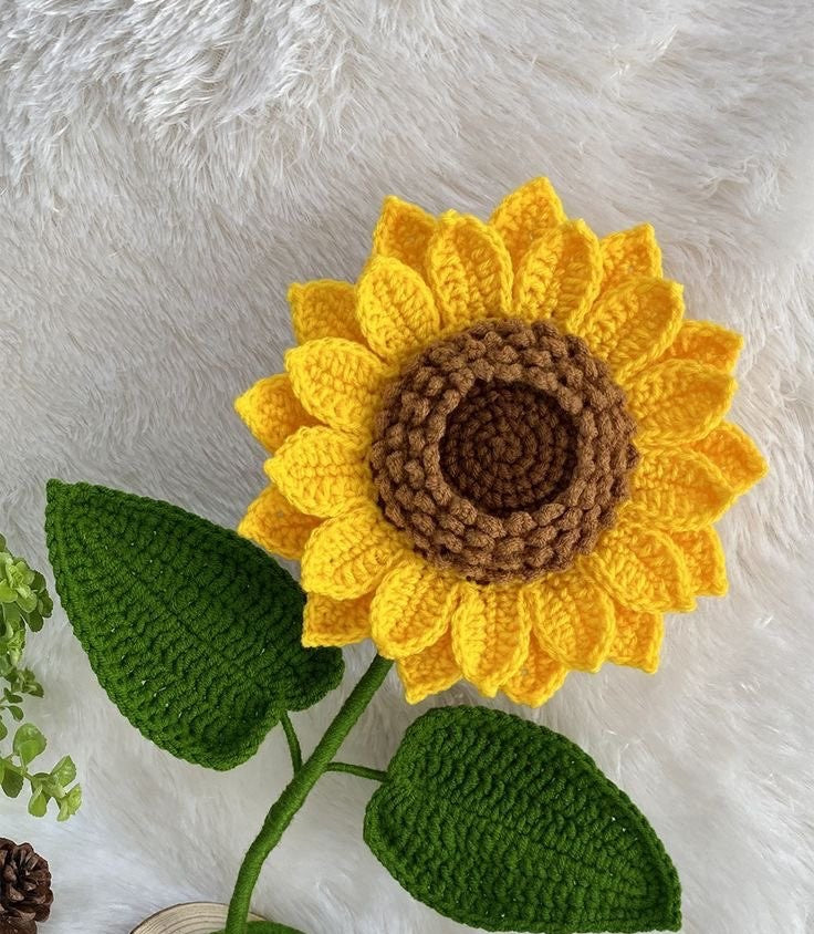 Crochet Giant Sunflower