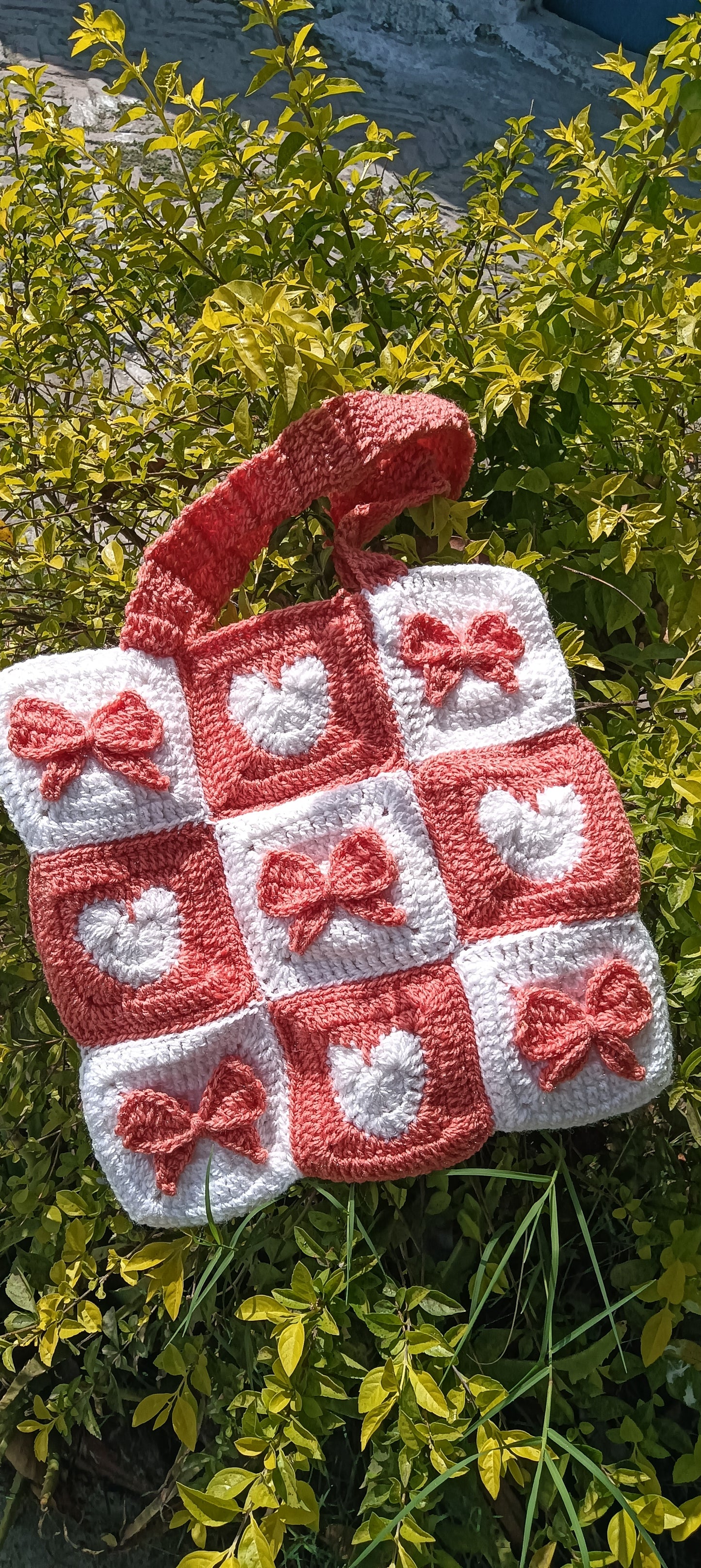 Heart and Bow Bag