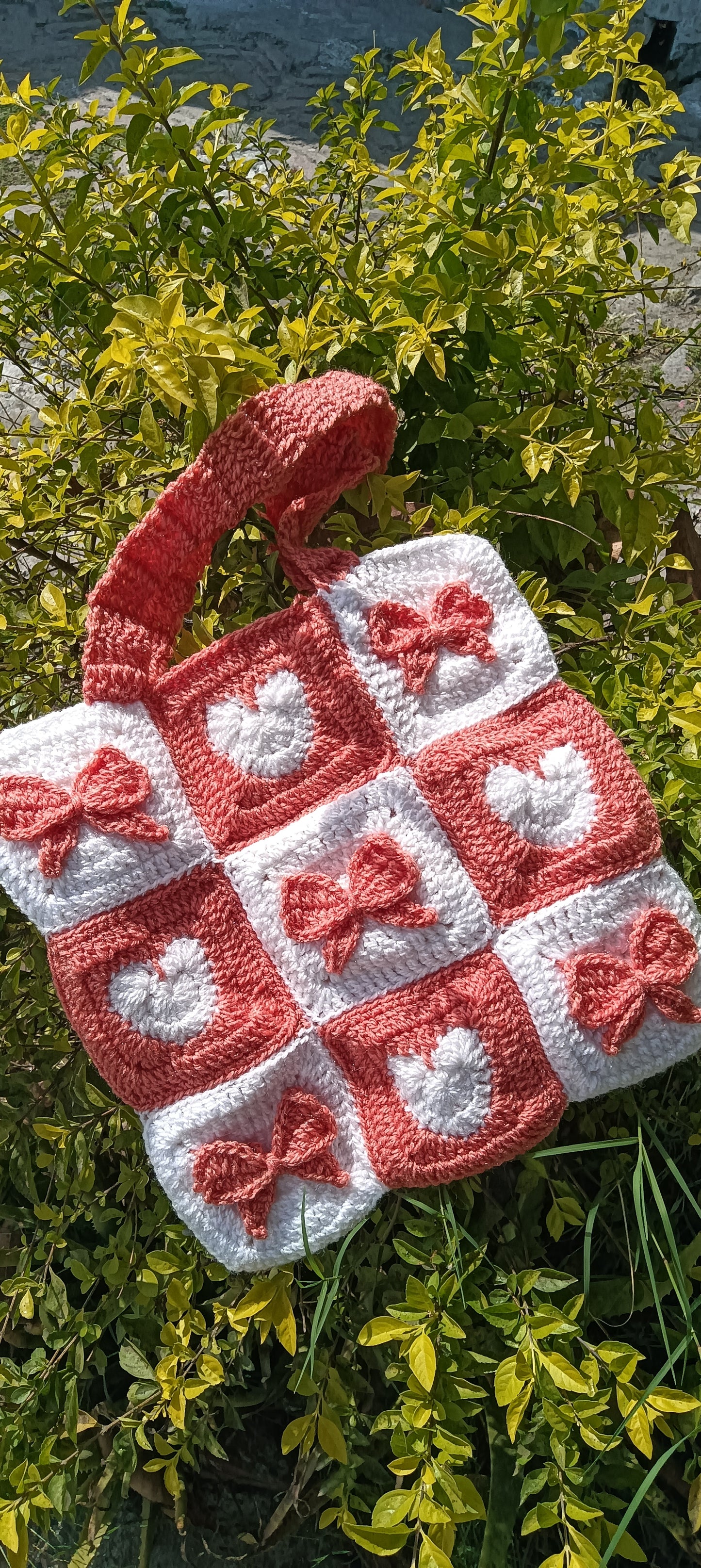 Heart and Bow Bag