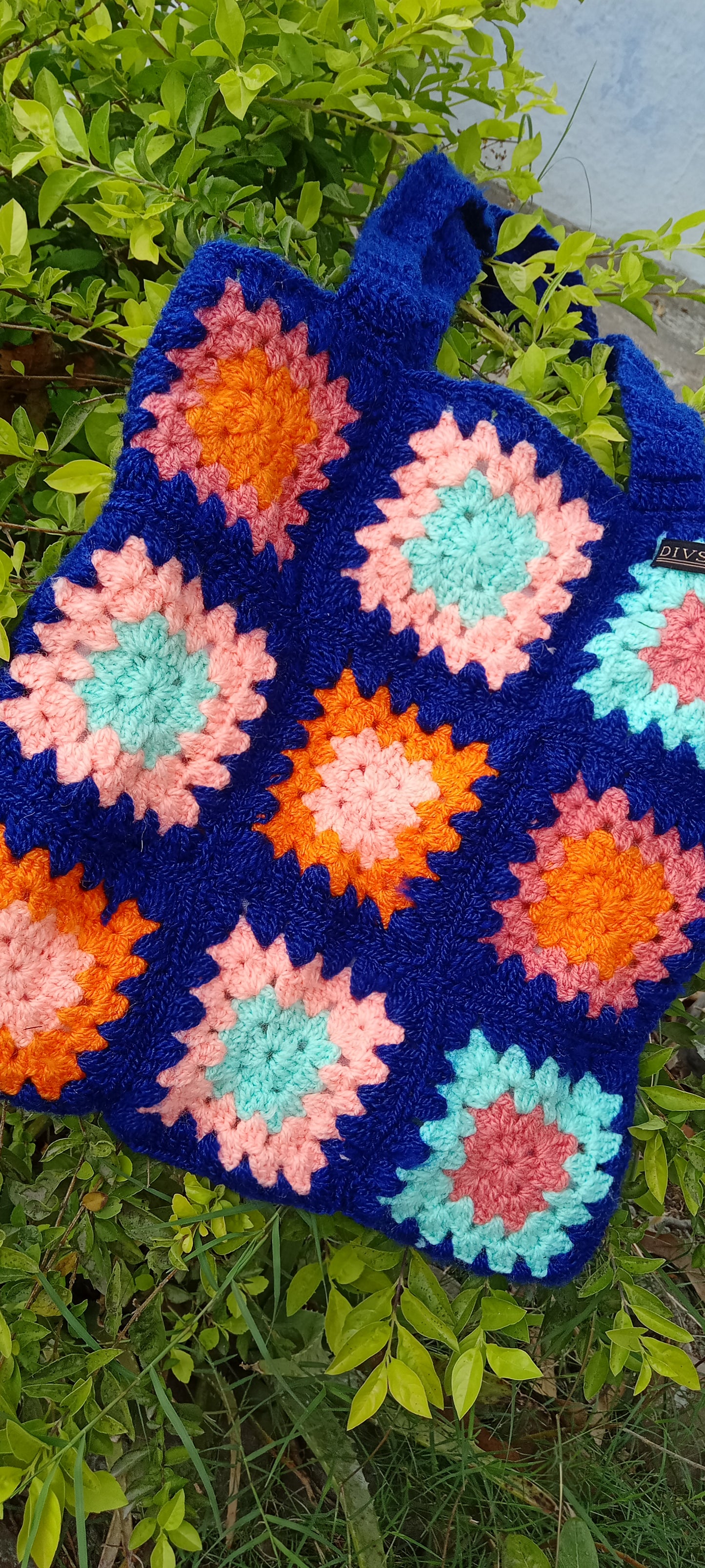 Colorful Crochet Tote