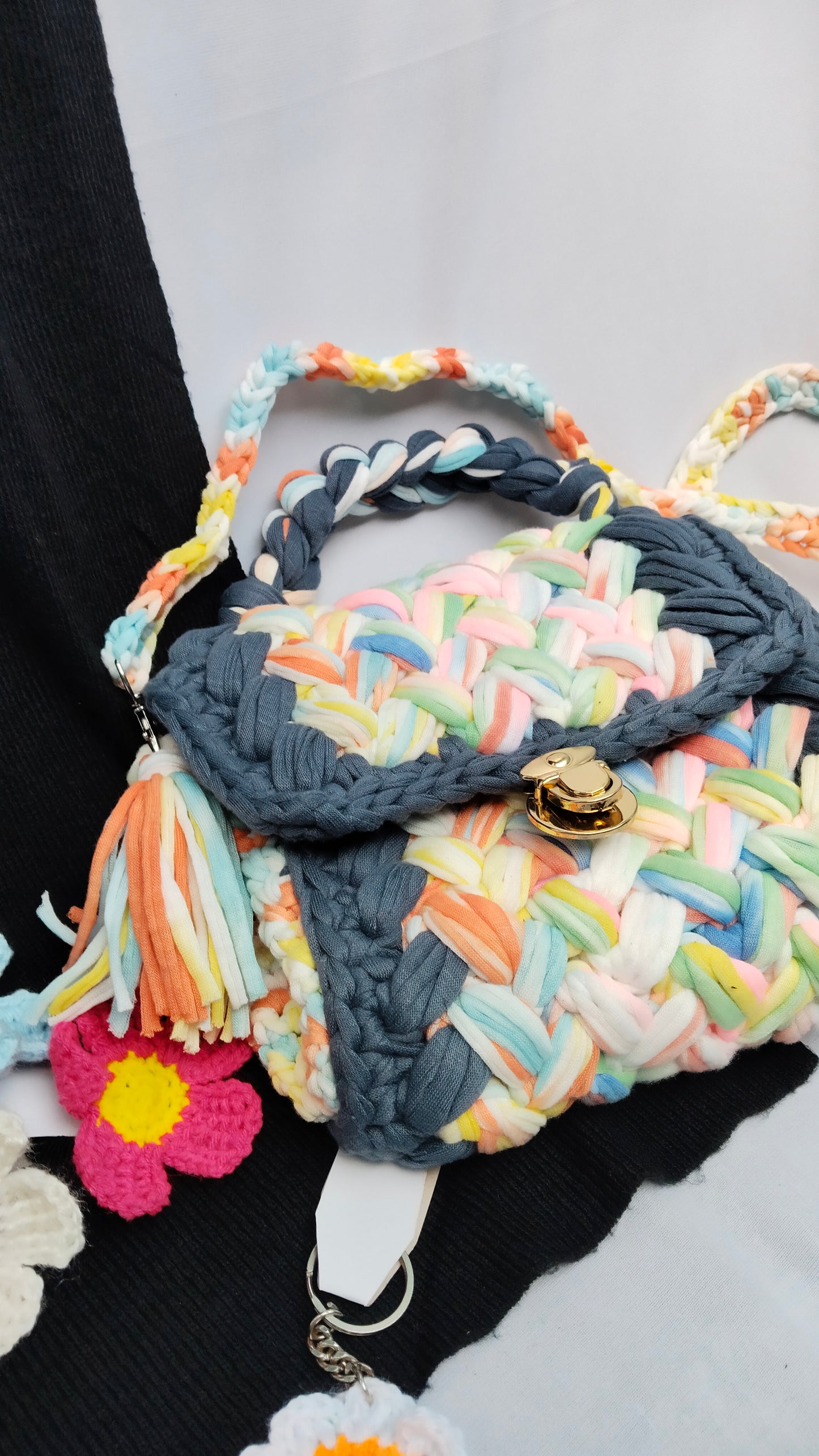 Braided Pastel Handbag