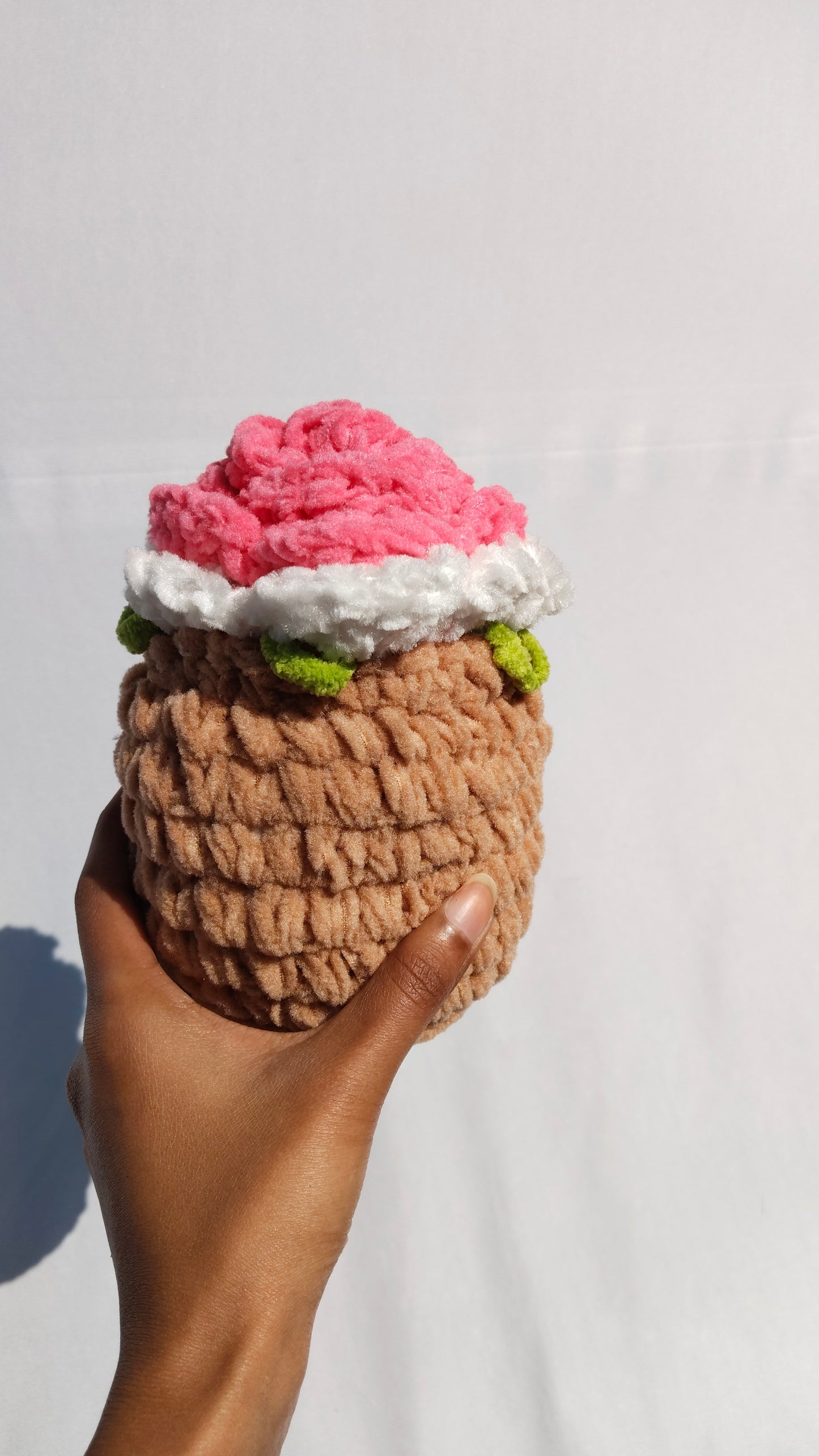 Crochet Plush Cupcake