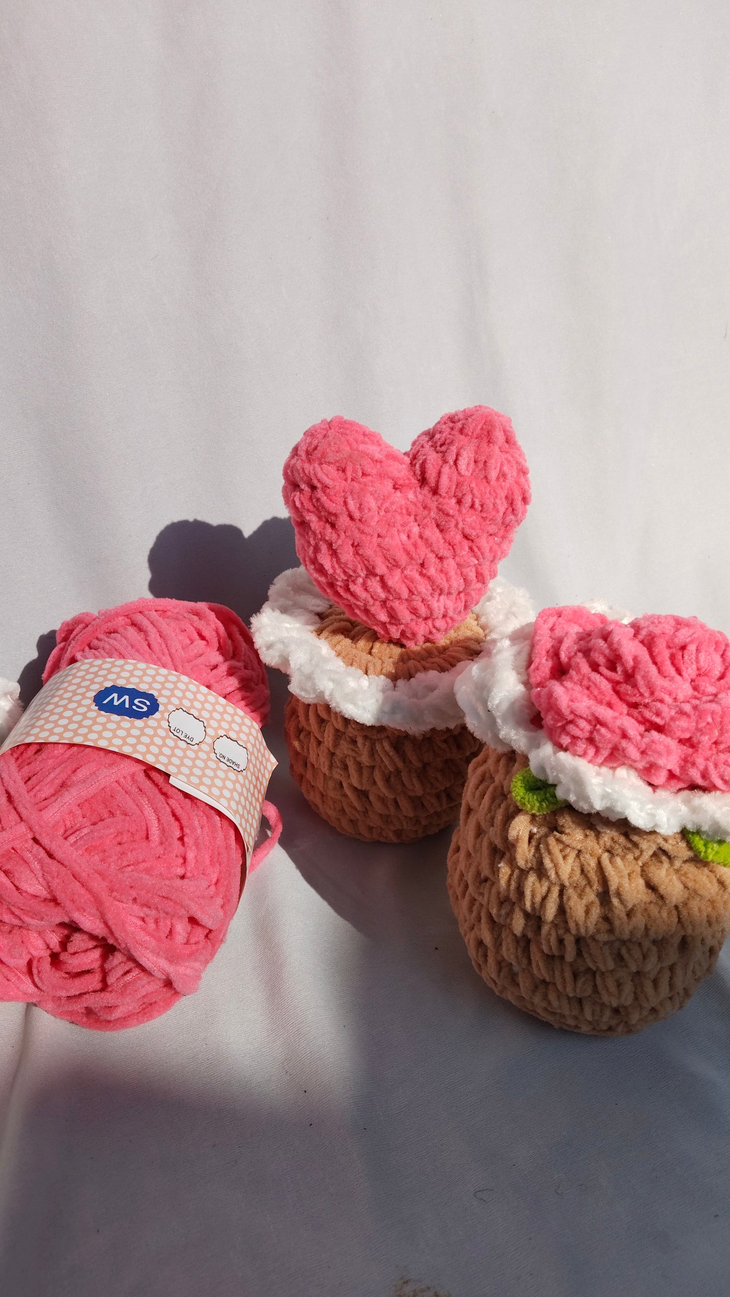 Crochet Plush Cupcake