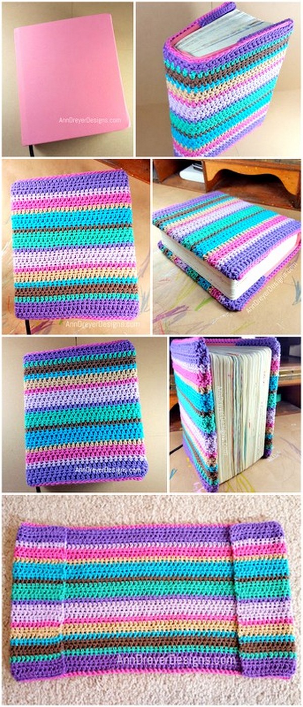 Striped Pastel Hues Diary Cover