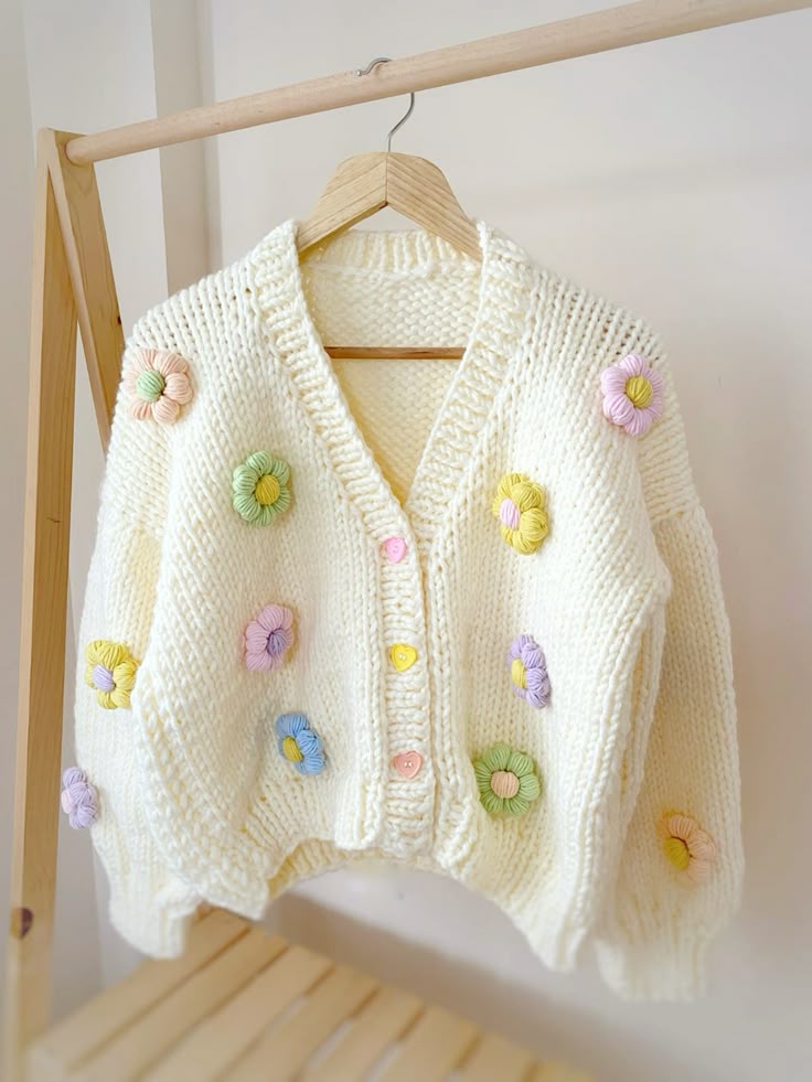 Pastel Bloom Crochet Cardigan ๐ผ