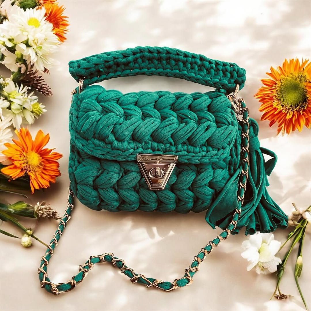 Braided Bloom Bag