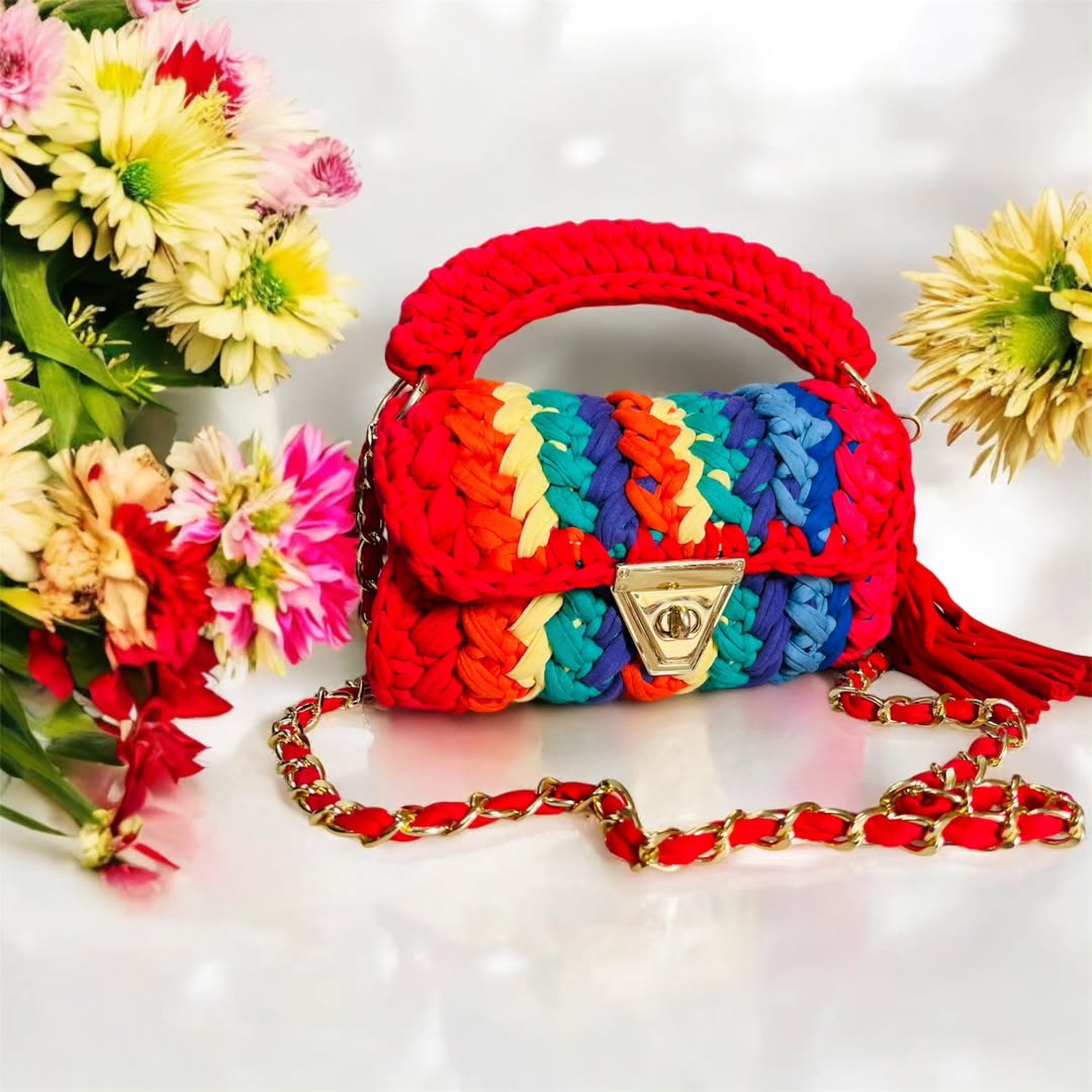 Braided Bloom Bag