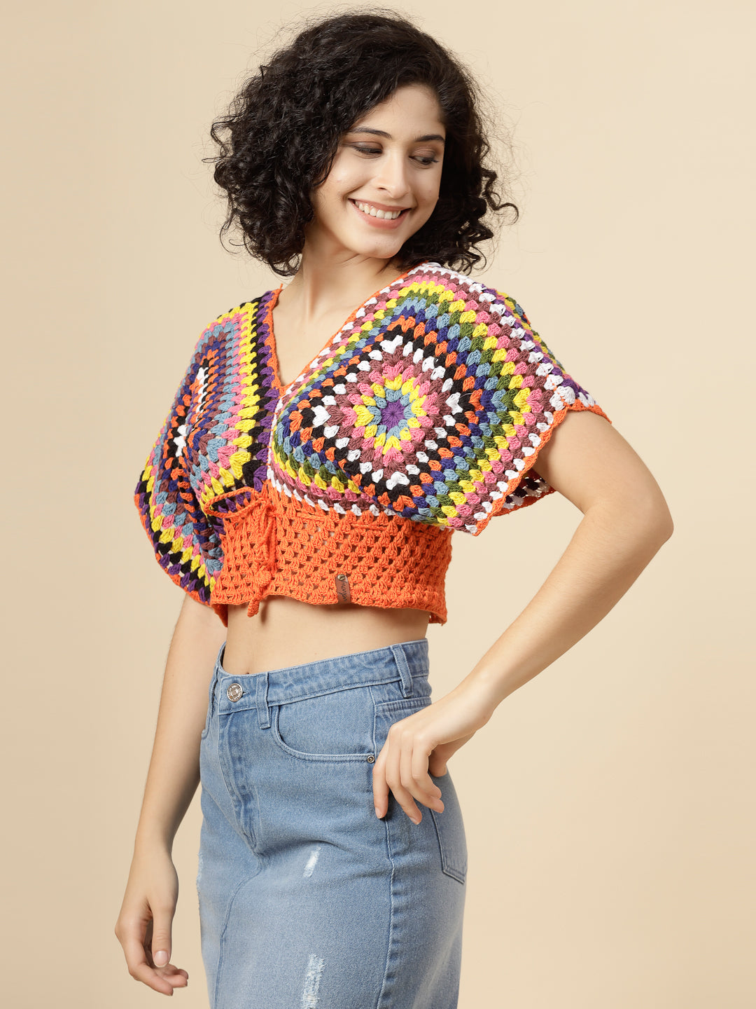 Boho Bloom Crochet Crop Top