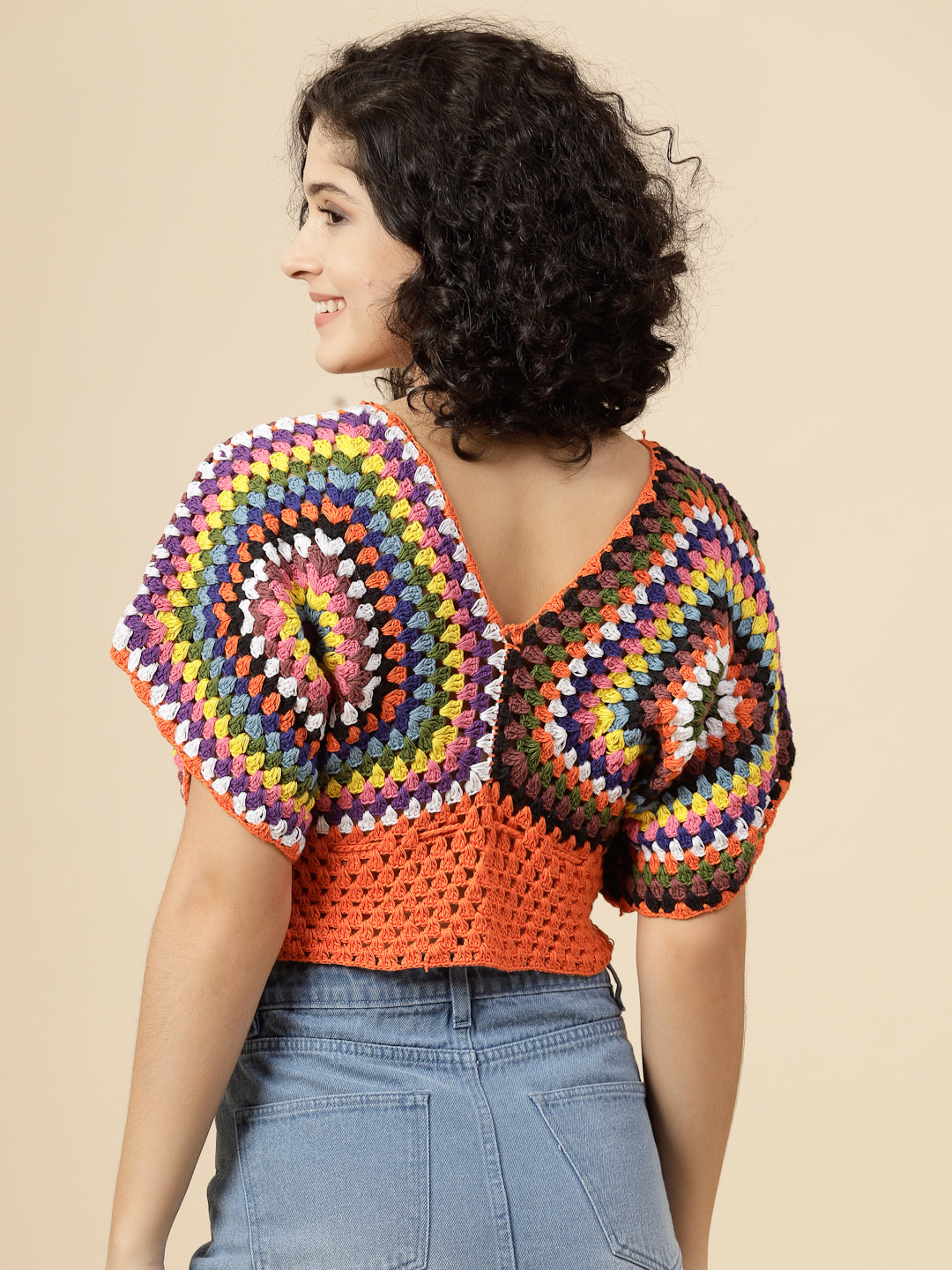 Boho Bloom Crochet Crop Top