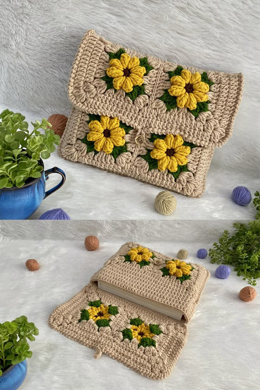 Textured Sunflower Patch Diary Cover