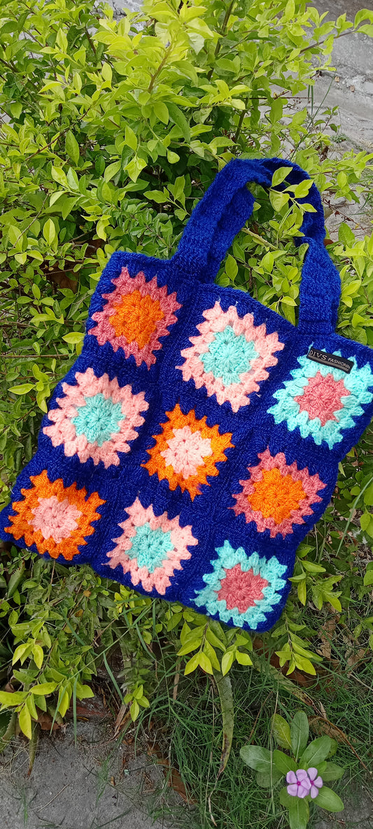 Colorful Crochet Tote