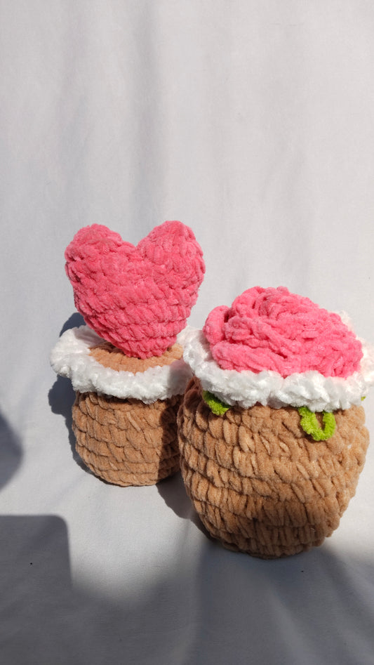 Crochet Plush Cupcake