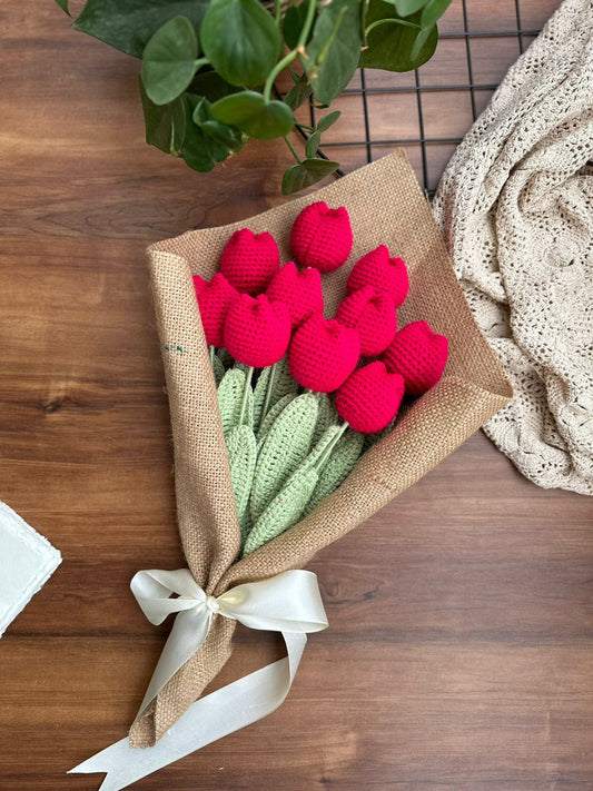 Red Tulip Bouquet