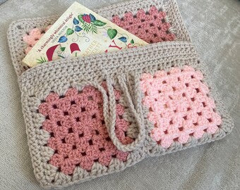 Pastel Granny Square Diary Cover