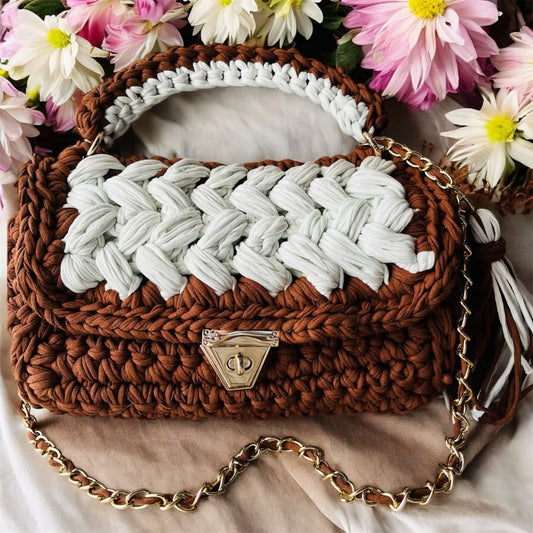 Braided Bloom Bag